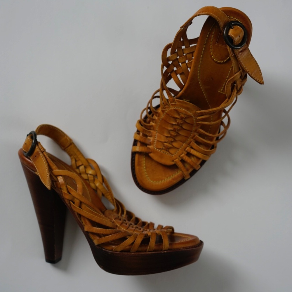Frye high heeled sandals